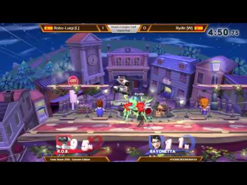 SB2016 - Robo~Luigi (Cloud, ROB) Vs Rydle (Bayonetta) - S4WiiU Singles Grand Final