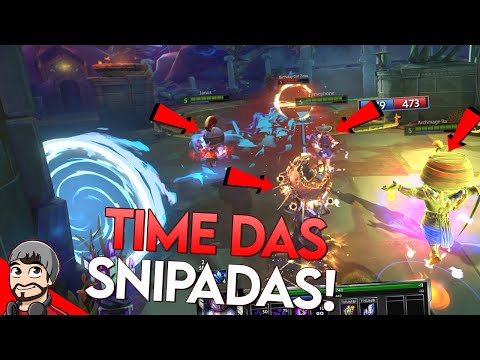 NOX, TIME FULL SNIPADA! - ⚡ Smite BR Arena
