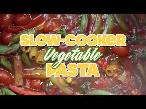 Slow Cooker Vegetable Pasta Recipe