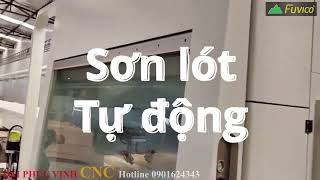 Hệ thống sơn lót PU tự động Woodmaster WM-P1300AT.