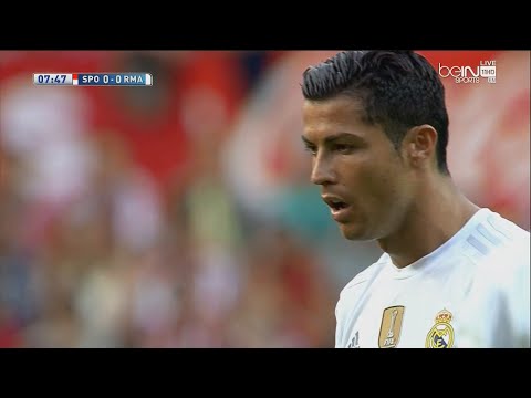 Cristiano Ronaldo vs Sporting Gijon Away (English Commentary) 15-16 HD 720p