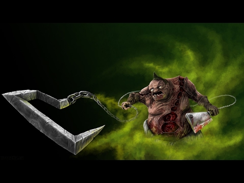 DotA 2 Pudge (Pro hooks) Gameplay 2017 Vol 15