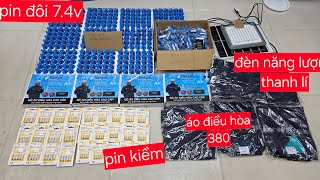 LIQUIDATION OF SMALL PAIR OF 7.4V BATTERIES. 18650 BATTERIES. AIR CONDITIONER COVER XA KHO 380. N...