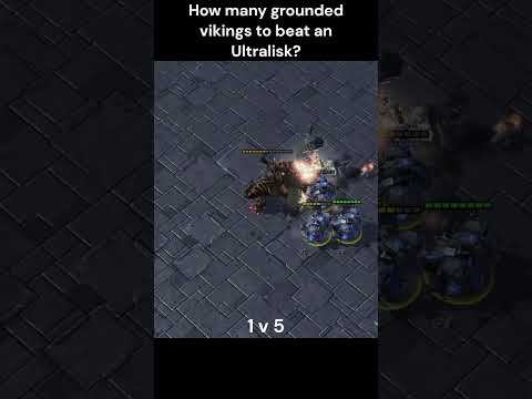 How many brave vikings you need to take down an Ultralisk?? #starcraft #starcraft2 #rts