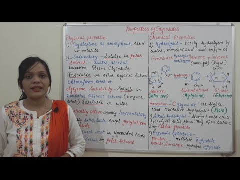 Class (52) = Glycosides (Part 02) | Properties of Glycosides (Physical and Chemical Properties) Video
