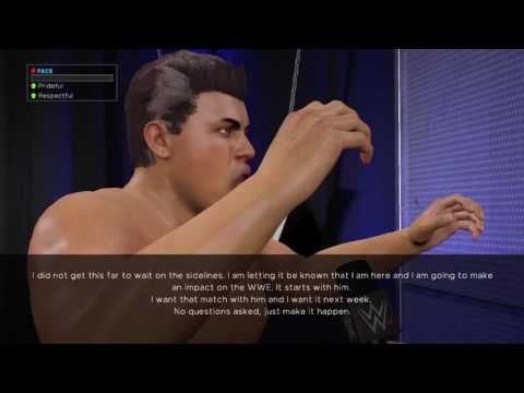 WWE 2K17:My Career Mode