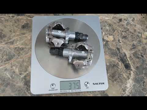 Shimano SPD pedal weight comparison - M520 v M540