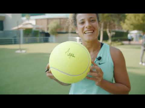 Mayar Sherif's Tennis Translation Service - 2022 Dubai Duty Free Tennis Championships