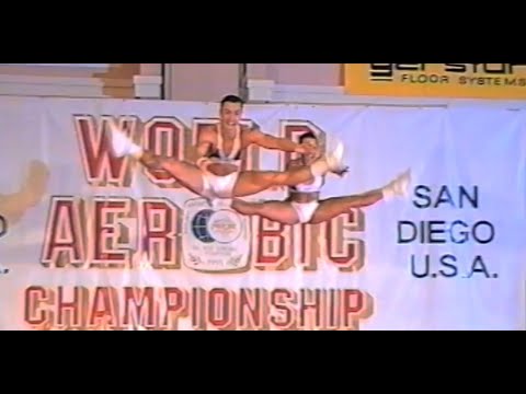 World aerobic championship, San Diego 1995. Dupla Argentina
