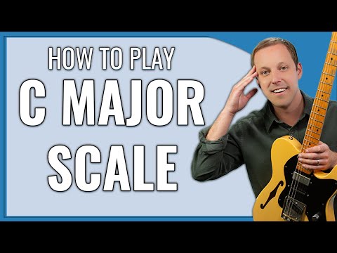 C Major Scale Guitar (Beginner lesson)