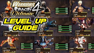 Warriors Orochi 4 Ultimate -  Level up Guide 2023