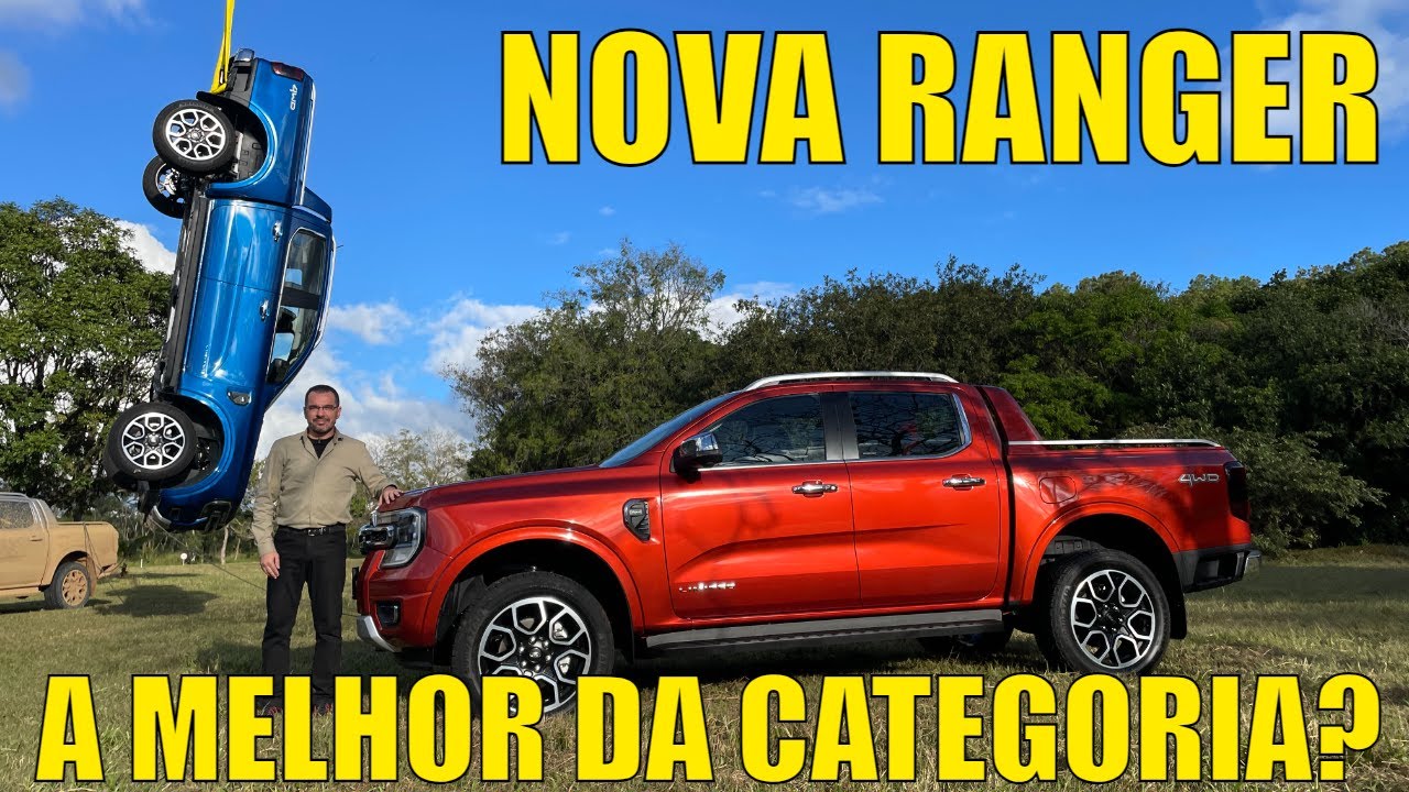 Nova Ford Ranger 2024 - A melhor picape da categoria? Todos os detalhes
