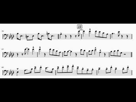 Yes Sir, That's My Baby - JJ Johnson and Kai Winding Complete Trombone Solo Transcription