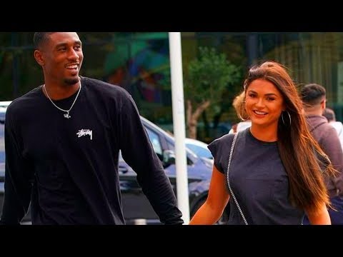 Love Island's Ovie Soko and India Reynolds look smitten as they step out hand-in-hand during romanti