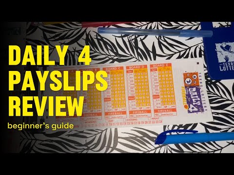 Daily 4 Texas Lotto