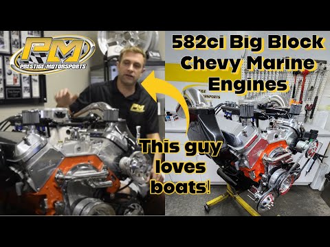 Drop In Ready 700HP 582ci Big Block Chevy Marine Engines from Prestige Motorsports