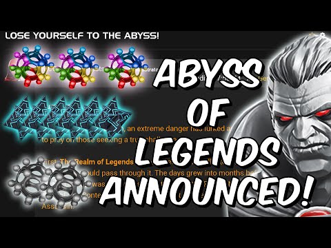 Abyss Of Legends Official Announcement! - 3x 6 Star Rank 3 Champions?! - Marvel Contest of Champions