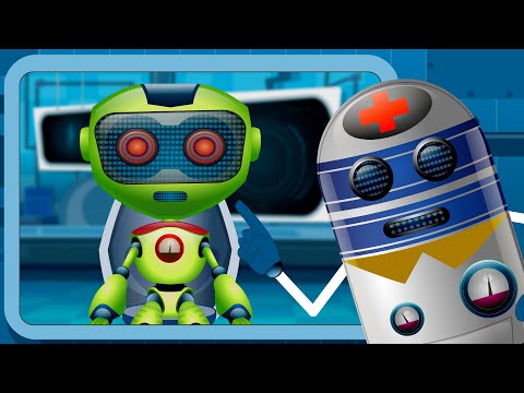 Five Little Robots | Nursery Rhymes For Kids And Children's Song