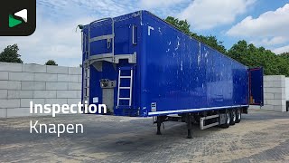 Semi-remorque &agrave; plancher mobile Knapen Trailers K100 3 axles Lift Axle 92m2 | Image 4 - Autoline