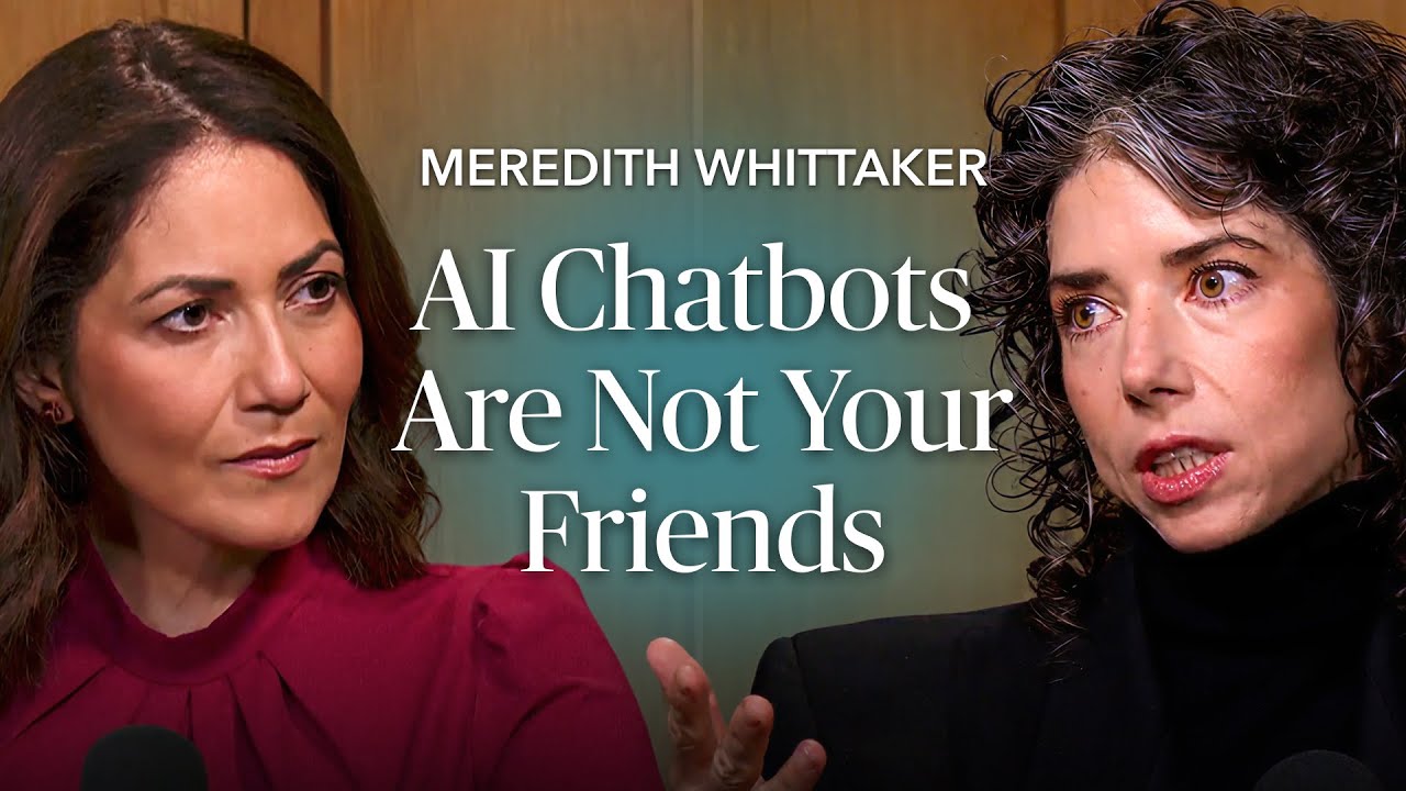 AI Wants Your Life: Tech Boss Meredith Whittaker Says No | The Mishal Husain Show - Bloomberg Podcast
