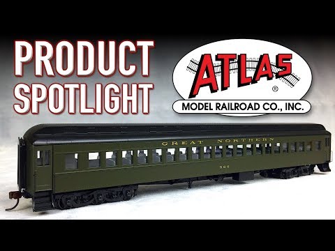 Thumbnail for HO Scale Pullman Heavyweight Single Window Coach Atlas Master Product Spotlight by Truck