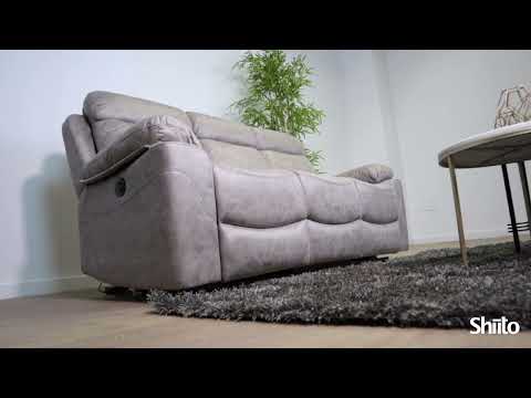 Sofá 3 Plazas con Función Relax Eléctrico Modelo FIYI