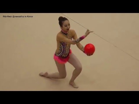 16.01.20_리듬체조 국가대표선발전.시니어 11_이다애. 볼2. 세종대4 [Daae LEE. Ball 2]