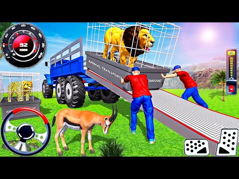 Farm Animal Truck Transport Simulator - Real Cargo Truck Zoo Transporter Driving - Android GamePlay