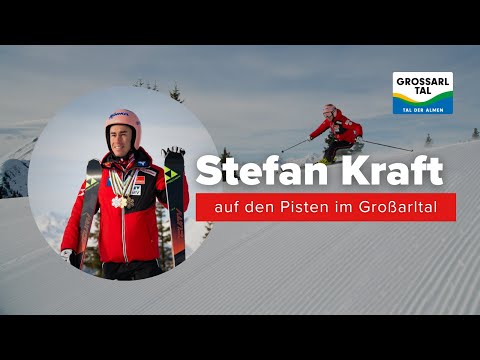Stefan Kraft auf den Skipisten im Großarltal