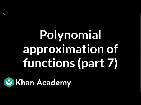 Polynomial Approximation of Functions Part 7