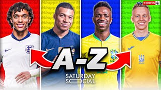 CAN YOU COMPLETE THE FOOTBALL A-Z CHALLENGE?! | Saturday Social