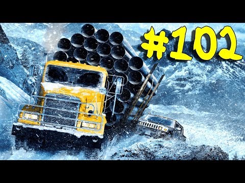 SnowRunner - Walkthrough - Part 102 - Can't Go To Waste (PC HD) [1080p60FPS]