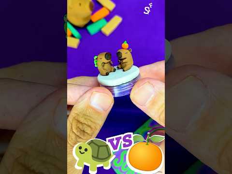 ¿Cual Capibara prefieres? #capibara #sorpresa #clay #arcillapolimérica #plastilina