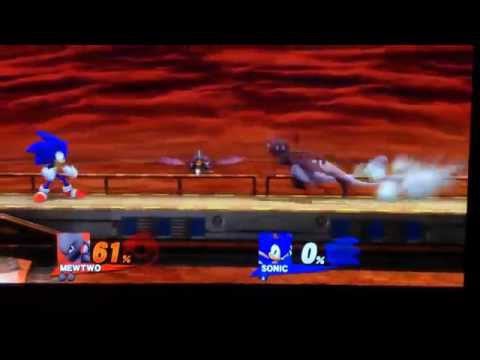 Smash 4 Tournament Final Round: Mewtwo vs Sonic