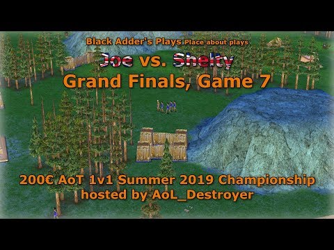 Summer 2019 Championship, GF - Joe vs. Shelty, Game 7 - Age of Mythology: The Titans