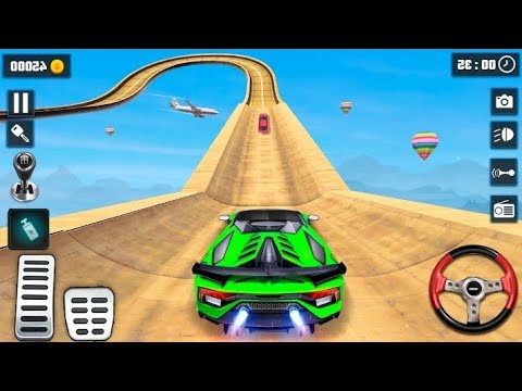 Ramp Car Stunt Car Crash Games android games,car driving,gameplay android