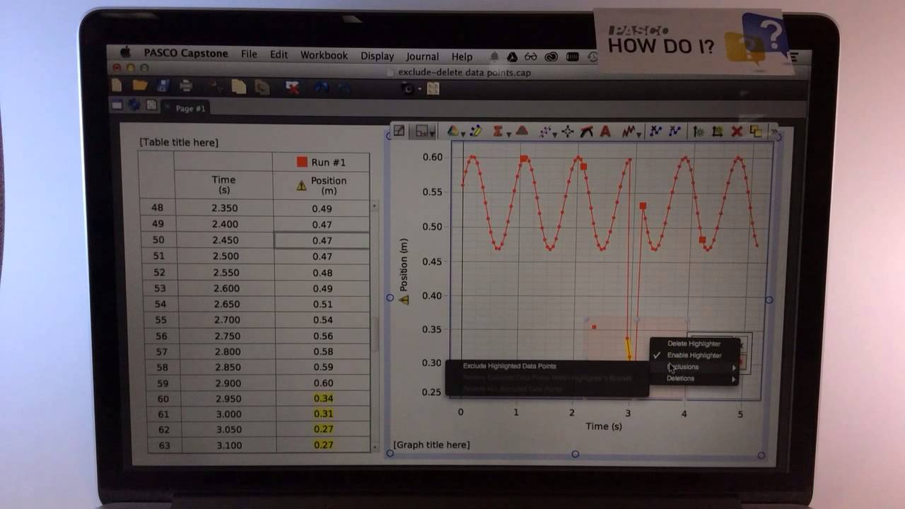 Exclude and Delete Data Points (Capstone)