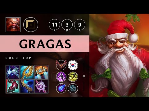 Gragas Top vs Jax - KR Grandmaster Patch 25.21