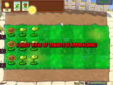 Czech lets play Plant vs Zombies part 1