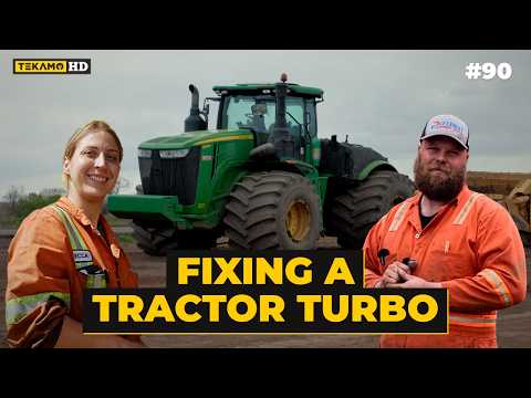 REPLACING A TURBO! Fixing John Deere Tractor's On An Island In California