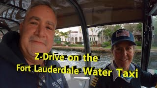 Z-Drive on the Fort Lauderdale Water Taxi With Captain Zoe