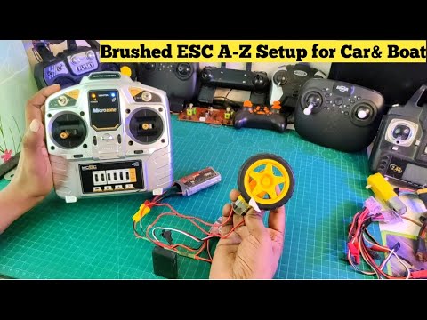 How to Use Brushed ESC - Brushed ESC A-Z Setup - RC Car and Boat Parts Setup