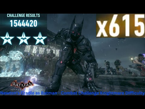 This is what Batman: Arkham Knight Combat actually looks like if you have mastered it