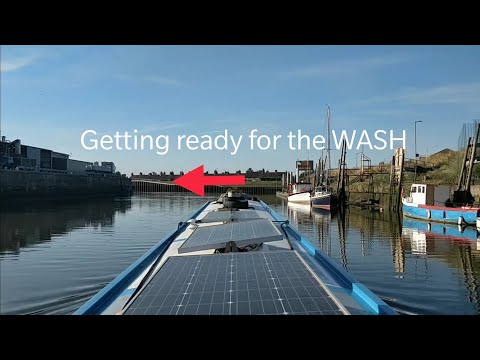 #380 Getting ready to go over the Wash in a narrowboat single-handed.