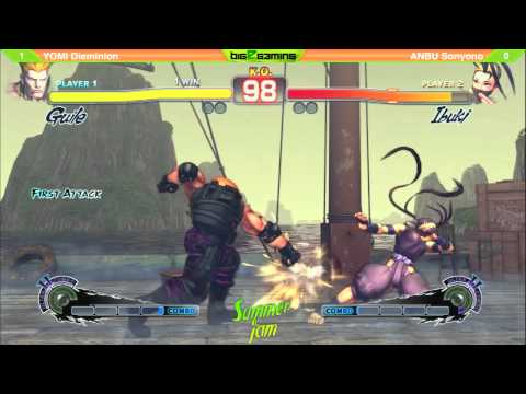 Summer Jam 9 - USF4 - Top 32 - YOMI Dieminion (Guile) vs ANBU Sonyono (Ibuki)