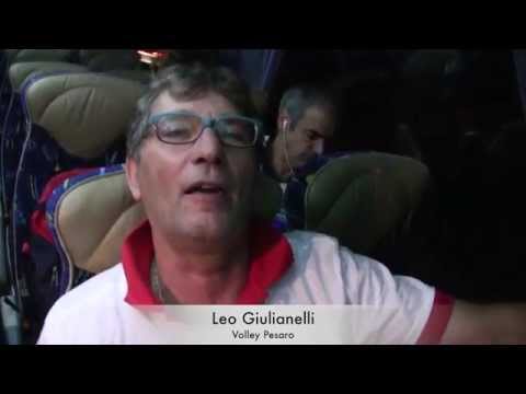 VOLLEY PESARO intervista LEO GIULIANELLI al ritorno da Cisterna - promozione in A2