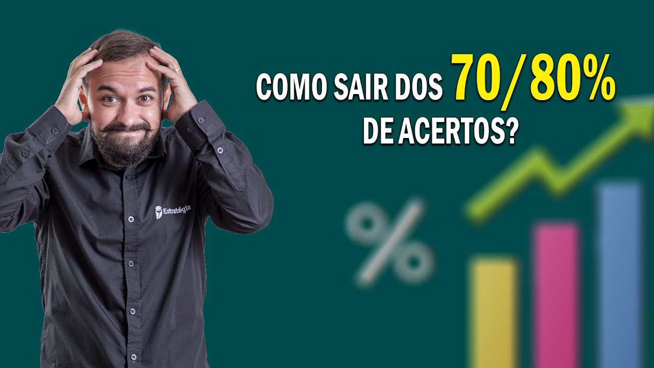 Como sair dos 70-80% de acertos em questões de concurso