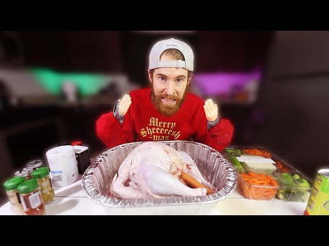 I Made ENTIRE Thanksgiving Dinner Using TINY HANDS!