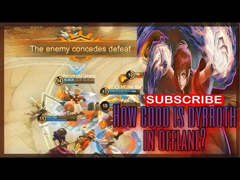 POOR DYRROTH !! | PRINCE OF THE ABYSS | EX TOP 1 LOCAL | MLBB
