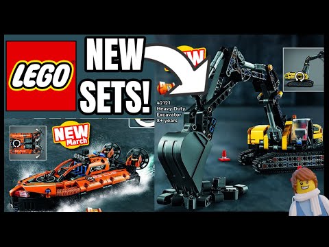 2 NEW Lego Technic 2021 Sets Revealed! (HOVERCRAFT & EXCAVATOR!)
